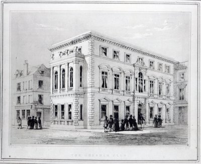 Il Gresham Club, inciso da J.R Jobbins, c.1845-50 da English School